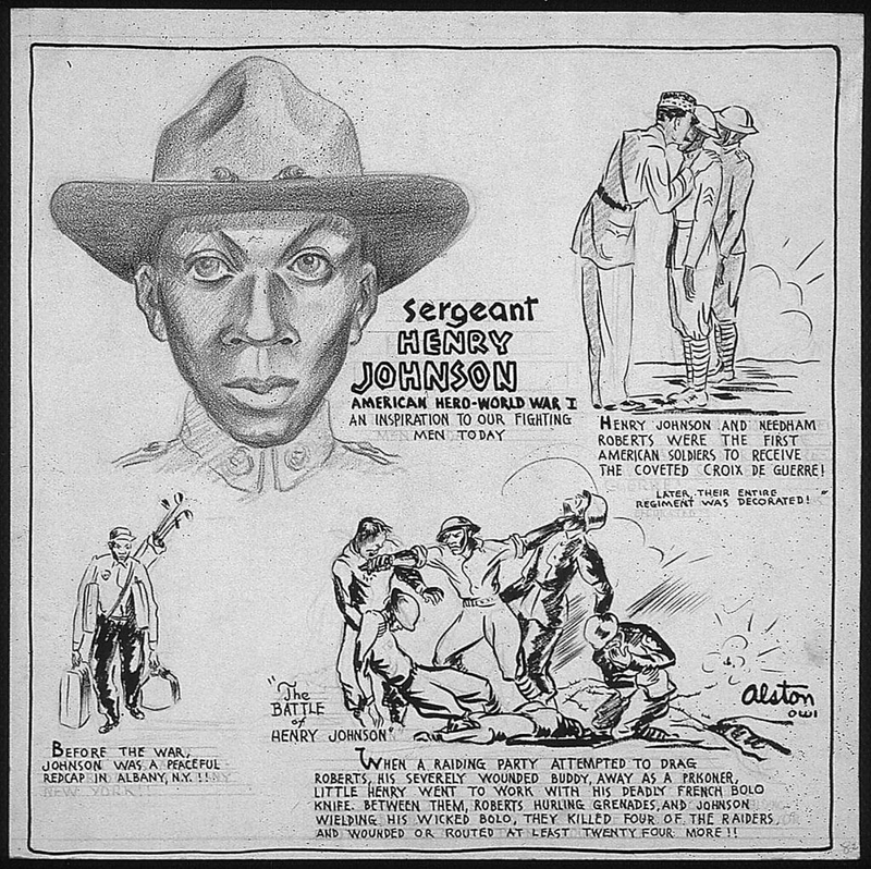 Cómic de 1943 sobre la historia de Henry. Wikimedia Commons